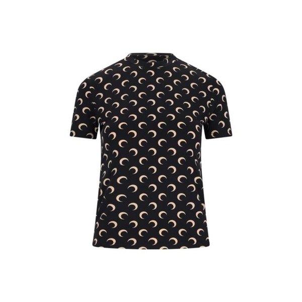 26SS 마린세르 문 프린트 저지 숏 슬리브 탑 UTS001ACJER0001 IT99 TAN DOM