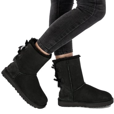 UGG 어그 Women`s Bailey Bow II 여성 부츠 1016225 BLACK