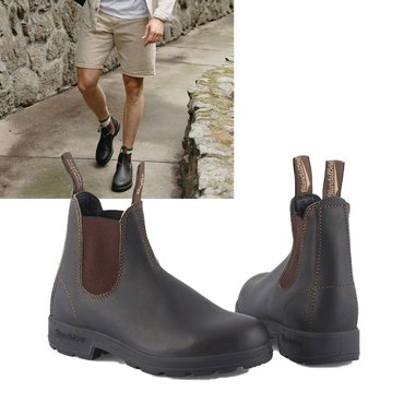 블런드스톤 MEN BLUNDSTONE 500 오리지널 첼시부츠 스타우트 브라운