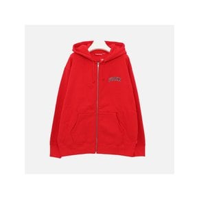 도우보이 스웨트 기모 집업 남성(공용) 자켓 FW22SW60 RED