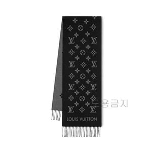 LOUIS VUITTON 루이비통 목도리 머플러 남성용 올어바웃 모노그램 블랙 M79225 119503650