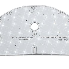 LED모듈 교체 삼성칩 3528 원형방등 조명 50W 세트 6500K 주광색 398X190mmX2장