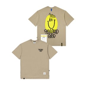 23 SMILE OVERSIZED T-SHIRTS BEIGE