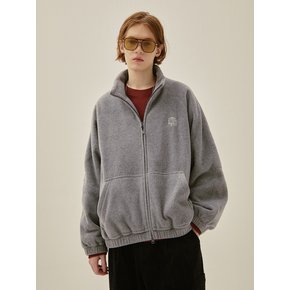 HIGHNECK FLEECE ZIP-UP JACKET DGR