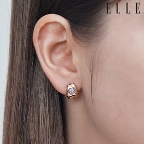 14K 비비드 파티 퍼플큐빅 귀걸이 (gold filled) ELGPEE509