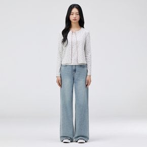키치 프린트 가디건형 티셔츠 T262MTS136W
