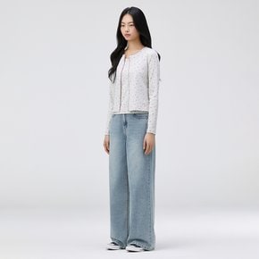 키치 프린트 가디건형 티셔츠 T262MTS136W