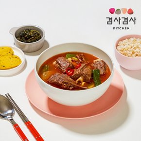 겸사겸사키친 파파 갈비 육개장 700g 3팩 (1팩기준160Kcal)