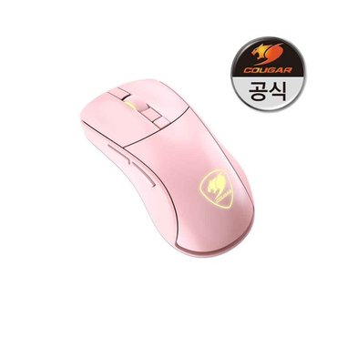 쿠거 SURPASSION RX Pink 유무선 게이밍 마우스