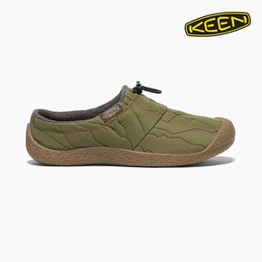 [공식] KEEN 킨 하우저3 패딩 슬리퍼 CANTEEN PLAZA TAUPE