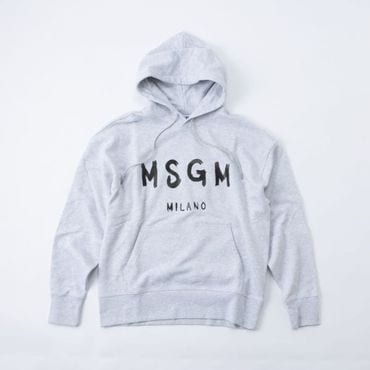 MSGM 엠에스지엠 브러쉬드 로고 후드 티셔츠 2000MM515 200003 94 맨투맨