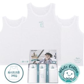 남아용 백런닝 3P 아동런닝세트 순면런닝 남아런닝_P322384938