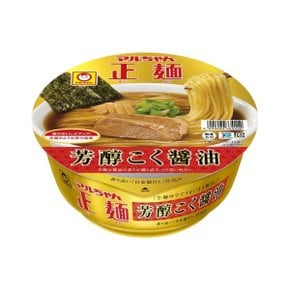 마루짱 세이멘 쇼유라멘 컵라면 119g 일본 정면 간장맛