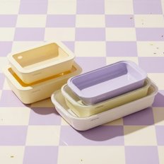 (사은품증정)모노테일 세보리 유리밧드(스텐망포함) 오븐트레이 1000ml 라벤더