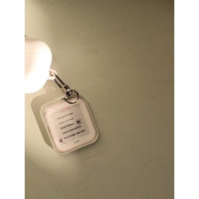 Acrylic momento keyring_memo