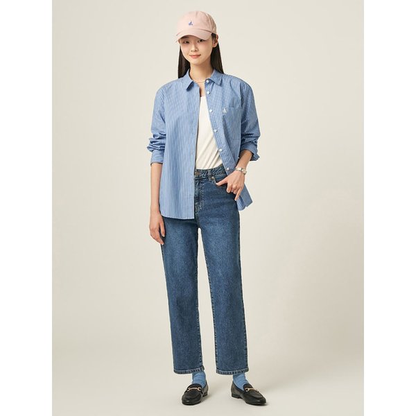 [Essential] 배기 데님  블루 (BF5721E12P)