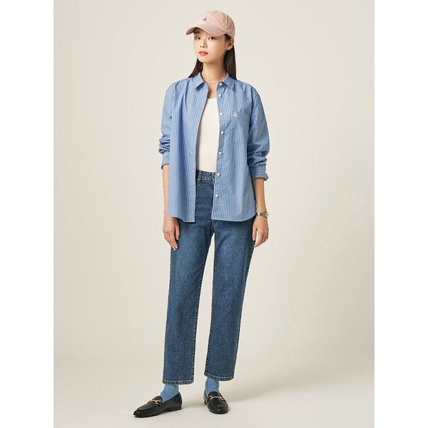 [Essential] 배기 데님  블루 (BF5721E12P)