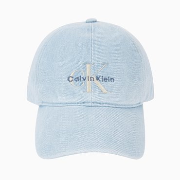 Calvin Klein Jeans ACC 남녀공용 CKJ 모노그램 데님 베이스볼 캡(4G5007G-LHL)