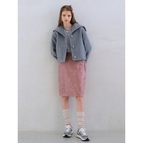 DIONNE WOOL SAILOR COAT JACKET_GREY