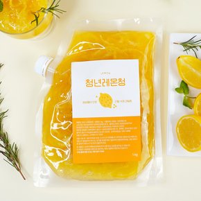 리얼 청년 수제 과일청 레몬청 500g