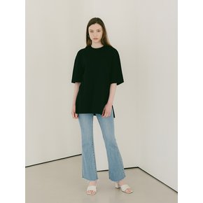 SIDE LINE OVERFIT SLEEVE (BLACK)