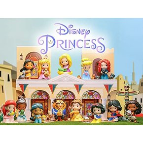 POP MART DISNEY 프린세스 페어리 테일 프렌드십 시리즈 PVC&ABS제 트레이딩 피겨 12개들이 BOX