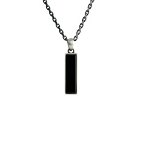Rectangular Black Onyx Pandant NO.3
