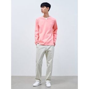 [24SS]밀라노 조직 레이어드넥 티셔츠  핑크 (BC4141C11X)