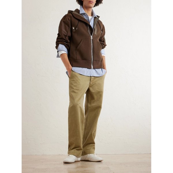 코튼 블렌드 저지 집업 후드 티셔츠 46376663162962395