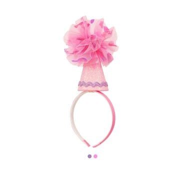 키앙 바비걸 꼬깔 헤어밴드(Pink/Purple)