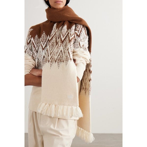 발리 세바스찬 프린지 페어 아일 니트 스카프 46376663162924498