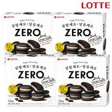  롯데 제로 카카오케이크 171gX4개