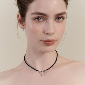 [에스파 윈터,빌리츠키,송해나,박제니 착용][sv925] flow ribbon necklace