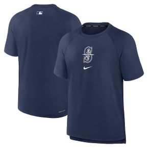 [해외] 1046504 나이키 MLB 시애틀 매리너스 Authentic Collection Pregame Raglan Navy