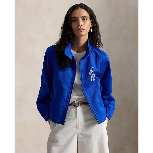 여성 임브로이더 코튼 트윌 재킷(WMPOOTWN5A20135401)