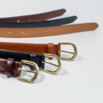 미민 MB09 Leather belt (3colors)