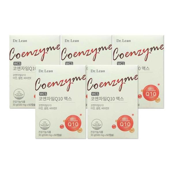 닥터린 코엔자임Q10 맥스 500mg 60캡슐 5개/mjc (S35336174)