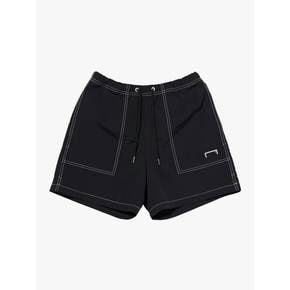 ESSENTIAL RIPSTOP SHORTS-BLACK