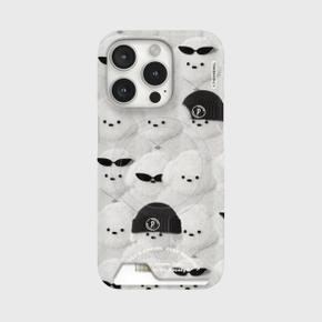 /더나인몰 nice puppy pattern [맥세이프 카드수납 폰케이스]