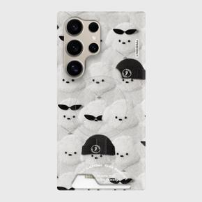 /더나인몰 nice puppy pattern [맥세이프 카드수납 폰케이스]
