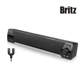 요즘대세 브리츠 BA-R1 Soundbar 2채널 PC스피커/사운드바/노트북스피커 Y젠더포함/6W출력