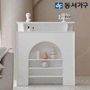 홈즈 벽난로 콘솔 스퀘어 선반 수납장 1000 HPN024