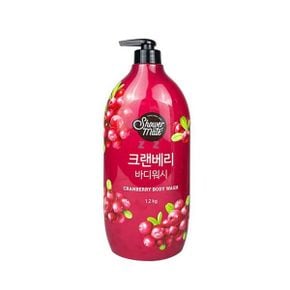 뽀송깨끗 상쾌한 SP_IS 샤워메이트 크랜베리 바디워시 1.2kg