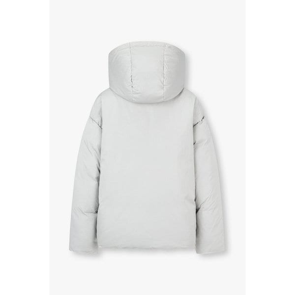 루즈 핏 후드 샤이니 다운 점퍼 7155417005171