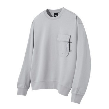 스위브 Edge Slit Pocket Sweatshirt  Light Grey  _P348902249