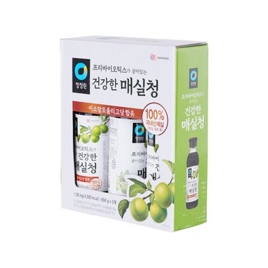 건강한 매실청 650g*3입