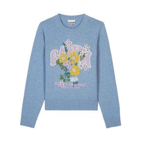 FW26 여성 플라워 니트 A1150059 ZXF