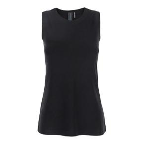 Black Sleeveless Top in Tech Fabric Woman KK4266PL107001