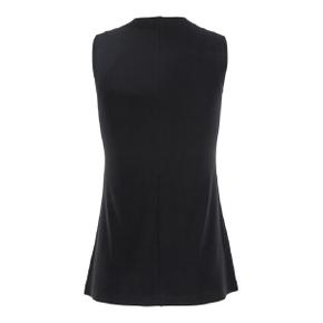 Black Sleeveless Top in Tech Fabric Woman KK4266PL107001
