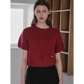 Olly Half Sleeve Knit [Red]